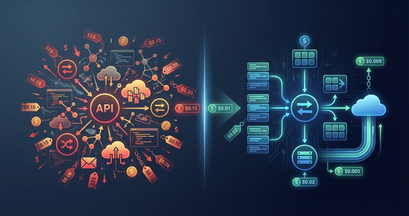 Von 150€ auf 1.800€ im Monat: Was uns die Google Maps API über versteckte Tech-Kosten in der Logistik gelehrt hat - Illustration