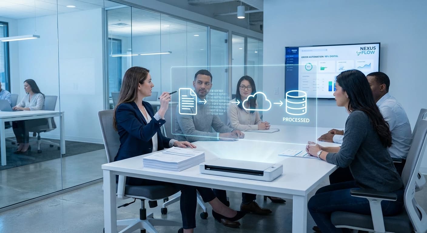 Bestellverarbeitung mit KI: Vom Eingang zur Buchung in 3 Sekunden