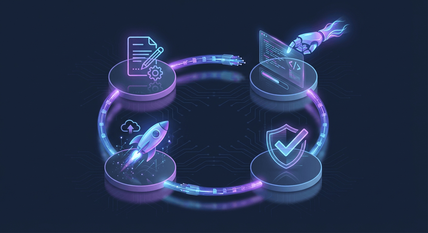 KI-Entwicklungsprozess: Briefing, Coding, Testing, Deployment
