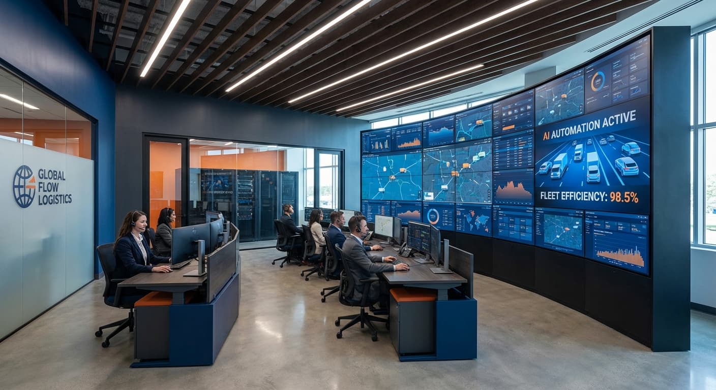 Case Study: 60.000 KI-Agenten-Ausführungen pro Woche — Wie eine Spedition 450 Stunden spart